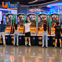 Machine de tir au basket pliable LIFUN, modèle de luxe pour centre de divertissement et entreprise de jeux
