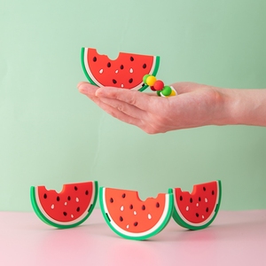De Qualité alimentaire Silicone Bébé Anneau De Dentition Anneau De Dentition Silicone Bébé Sensoriel Mastication Bracelet Jouet - Product Image 3