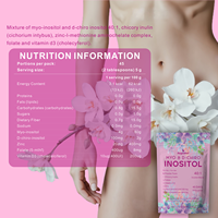Poudre d'inositol de haute qualité Équilibre hormonal et soutien ovarien sain Ratio 40:1 Mélange de myo-inositol et de D-chiro-inositol en poudre