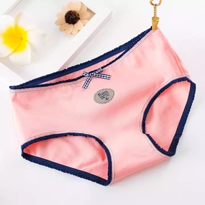 Donne di tutti i giorni sotto indossare biancheria intima da donna in cotone senza cuciture con graziosa stampa a metà vita traspirante per ragazza - Product Image 6