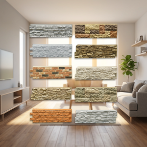 Polyurethane Beauty Cheap Decorative Wall Panel PU Faux <strong>Stone</strong> Fireproof Eco-Friendly Waterproof Modern Design <strong>Artificial</strong> <strong>Stone</strong> - Product Image 3