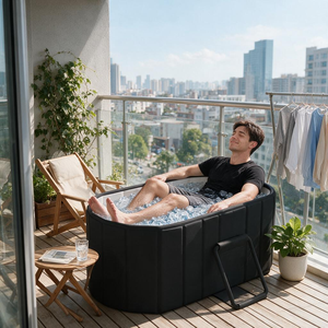 Equipo de Recuperación Inflable Ovalado Plegable, Moderno Equipo de Spa para Exteriores, Bañera de Hielo para Proveedores Mayoristas - Product Image 1