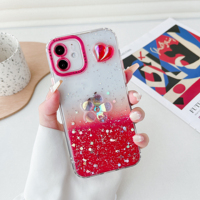 Grosir murah casing ponsel transparan PC kompatibel dengan Pro Max untuk Huawei Realme fitur dompet Aksesori nirkabel