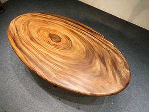 Meubles en bois Noyer Zèbre Bureau <span class=keywords><strong>Mariage</strong></span> Bois Dalle Restaurant Table Basse - Product Image 3
