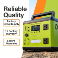 Station d'alimentation portable 1100W avec batterie LiFePO4, onduleur à onde sinusoïdale pure, générateur solaire de secours, démarreur de batterie, lampe torche, PWM, ports pour voiture et camping-car