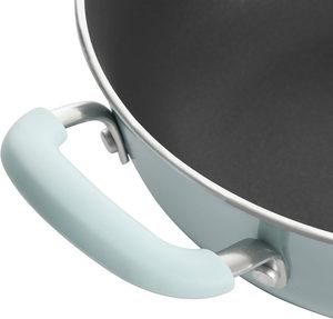 Juego de Utensilios de Cocina Personalizado de 10 Piezas, Ollas y Sartenes Antiadherentes, Tapa de Vidrio, Base Multicapa, Estilo Americano, Wok, Baquelita - Product Image 3