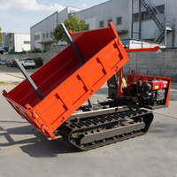 Camion benne sur chenilles 3 tonnes économique CE EPA Euro 5 pour l'exploitation minière, machine de terrassement, benne sur chenilles hydraulique