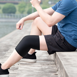 <b>Cooling</b> Gel Sleeve For Arm And Knee Black Women Sports Fitness Compression Support Brace Running Outdoor Use - Product Image 4