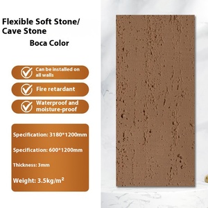 Pannelli Flessibili Moderni per Pareti Esterne Mingri, Motivo Geometrico, Resistenti all'Umidità, <span class=keywords><strong>in</strong></span> Pietra Artificiale, per Soggiorno, Garanzia 5 Anni - Product Image 6