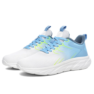 Chaussures de sport légères et respirantes en mesh pour hommes avec semelle MD, lacets souples, pour le printemps et l'été, course à pied, marche, style tendance - Product Image 5