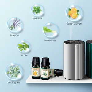 Aceite esencial de lavanda orgánico puro para aromaterapia, conjunto de regalo de marca privada, venta al por mayor, 100% Natural