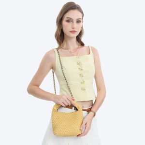 <span class=keywords><strong>2026</strong></span>新款黄色编织母子包手工编织手提包百搭小众女包 - Product Image 2