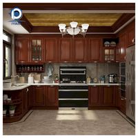 Meuble de cuisine Prima Italian Alpi en placage, charpente en contreplaqué de bouleau marin BWP 18 mm pour cuisine résidentielle européenne