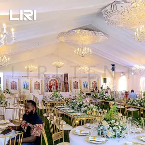 יוקרה קבוע 15m תוחלת מסחרי Marquee חתונה מסיבת אירוע אוהל עם רצפת