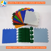 Neue Produkte Pegatina del Suelo ineinandergreifende Fliesen Outdoor-Sportplatz Bodenbelag Breite Basketball platz