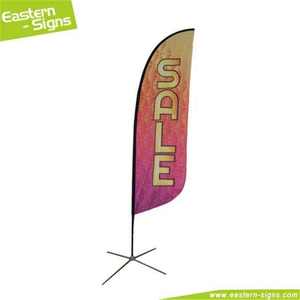 Bandiere stampate su misura della piuma che pubblicizzano il Banner con <span class=keywords><strong>materiale</strong></span> durevole e le bandiere Swooper del palo - Product Image 3