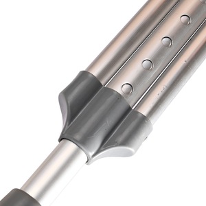 Aluminum Alloy <b>Crutches</b> Lightweight Underarm <b>Walking</b> Aid For Fracture Recovery And Elderly Mobility Support Medium Size - Product Image 3