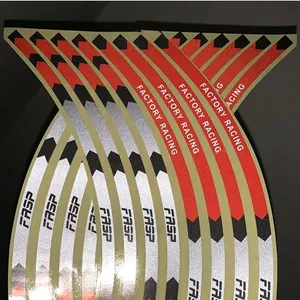 Garantía 16 piezas 17 \ "18 \" pegatinas reflectantes <span class=keywords><strong>para</strong></span> rueda <span class=keywords><strong>de</strong></span> motocicleta Universal <span class=keywords><strong>para</strong></span> Honda Logo Auto calcomanías <span class=keywords><strong>para</strong></span> coche motocicleta bicicleta - Product Image 6
