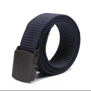 Ceinture décontractée pour homme <span class=keywords><strong>avec</strong></span> <span class=keywords><strong>boucle</strong></span> automatique en <span class=keywords><strong>nylon</strong></span> et toile, <span class=keywords><strong>boucle</strong></span> en plastique pour usage tactique, vente en gros disponible - Product Image 4