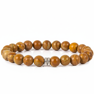 Natural Stone Jasper Stone <b>Beaded</b> <b>Bracelet</b> - Product Image 2