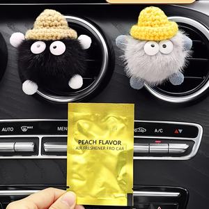 Nuevo Ambientador Creativo y Lindo con Forma de Bola de Carbón para Ventilación de <span class=keywords><strong>Aire</strong></span> Acondicionado de Automóvil, Decoración Interior para Mujeres, 2025 - Product Image 4