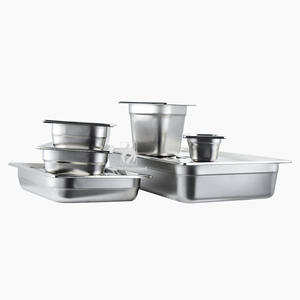 Conteneurs de cuisine en acier inoxydable 1/4-100, plat GN quart pour la cuisson, plateau <span class=keywords><strong>gastronomique</strong></span> - Product Image 6