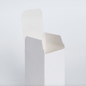 Nhà Máy Giao hàng số lượng lớn hình chữ nhật hộp màu trắng dưới chèn gấp bao bì hộp Màu sản phẩm điện tử hộp các tông màu trắng - Product Image 2