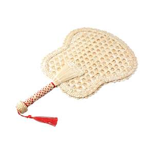 Ventiladores de mano, ventilador de refrigeración Artificial de paja de trigo, estilo <span class=keywords><strong>chino</strong></span> decorativo, respetuoso con el medio ambiente, decoración del hogar <span class=keywords><strong>antiguo</strong></span> DIY - Product Image 6