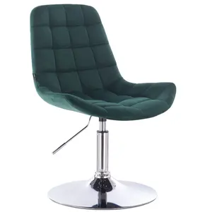 New Arrivals Soft Large Velvet Cushion Swivel Height Adjustable Hair Salon Chair