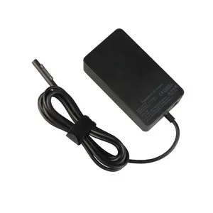 China manufacturer laptop ac adapter For surface book pro3 pro4 pro5 pro6 1706 15V 4A 5V 1A 65W Magnetic USB connector