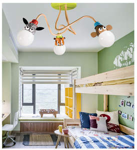 Cartoon Animal LED Ceiling <strong>Light</strong> for Kids Room Bedroom Children's <strong>Nursery</strong> Lighting <strong>Fixture</strong> - Product Image 6