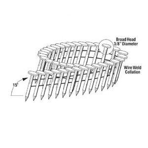 Clavos en rollo electrogalvanizados para palets de madera, 3.0mm x 1 1/4'', para techos, 15 grados, en rollo, para el mercado estadounidense. - Product Image 4