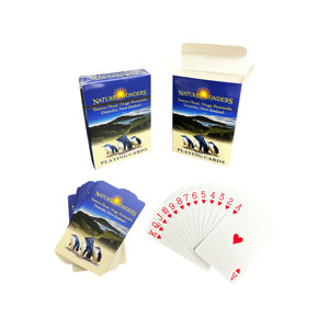 Cartes à jouer personnalisées pour fêtes, jeu de cartes de poker, cartes à jouer sur le thème des merveilles naturelles américaines avec boîte de luxe - Product Image 1