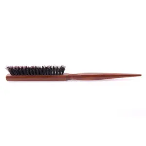 Offre Spéciale Teasing Peigne brosse à Cheveux en Soies De Sanglier Brosse Slim Avec Queue de Rat Choisir