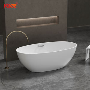 Baignoires blanches classiques et populaires de KKR pour hôtels et maisons - Product Image 3