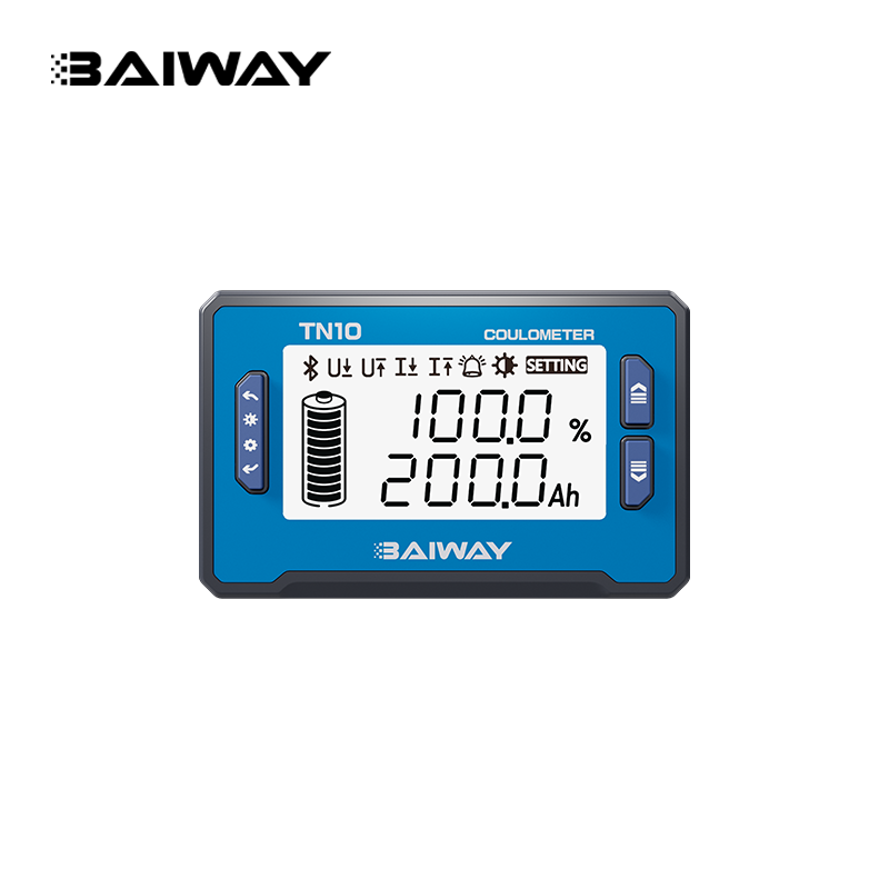 LED Battery Capacity Voltage Tester Indicator For 12V-60V Battery Cars