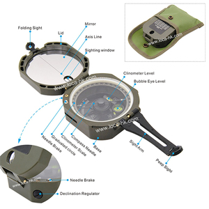 In lega di zinco materiale professionale geologica magnetico avvistamento compass - Product Image 6