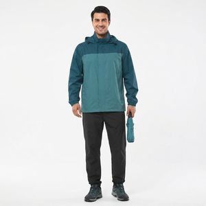 Veste coupe-vent à capuche en toile respirante et à séchage rapide pour homme, avec logo personnalisé, nouveau design, idéale pour le sport et le fitness - Product Image 1