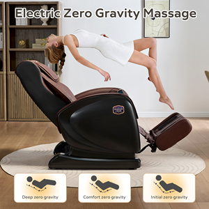Affordable Luxury 3D Shiatsu <b>Zero</b> <b>Gravity</b> <b>Chair</b> Heating PU Leather Recliner for Home Everyday Use K15 Vending - Product Image 2