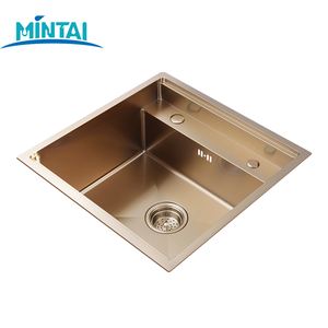 Lavello da Cucina <span class=keywords><strong>Mita</strong></span> in Stile Moderno in Acciaio Inox 304, Vasca Singola Invisibile da 3,0 mm con Coperchio, Servizio OEM e Modellazione 3D - Product Image 4