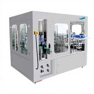 Máquina de llenado de agua mineral de 30 BPM, cuerpo de acero inoxidable 304, para botellas de 200 ml a 2 litros, 1000 a 12000 BPH, máquina de llenado de líquidos semiautomática. - Product Image 1