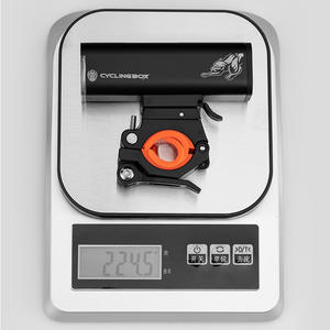 Luz de Bicicleta Cyclingbox, 1200 Lúmenes, LED, Impermeable, Aleación de Aluminio, 4 Modos, Recargable, Alta Luminosidad, Soporte para Casco - Product Image 3