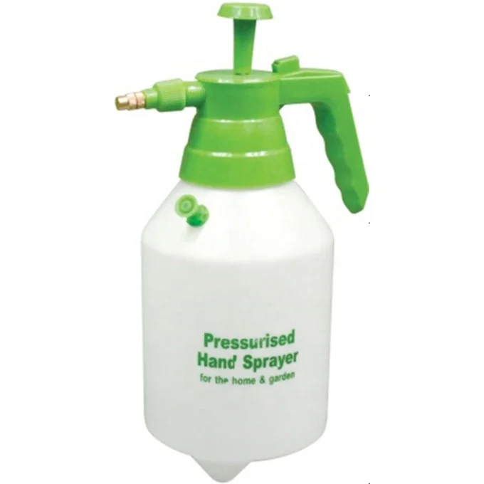 1.5L presión de la bomba de niebla interruptor de bloqueo ajustable de latón de pulverizadores de botella para las plantas jardinería fertilizantes y de lavado de coches