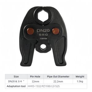 Herramienta Hidráulica Profesional de Alta Calidad de 1/2'' - 1 Pulgada para Prensar Tuberías de Cobre y Acero Inoxidable, para Máquina de Prensado a Batería, HVAC - Product Image 3