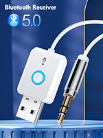 Récepteur audio sans fil USB RT08, vente en gros d'usine, prise jack 3,5 mm, adaptateur Bluetooth pour voiture