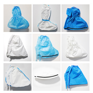 Cubrezapatos de lluvia antideslizantes impermeables, cubierta desechable de manga larga para botas para hombres y mujeres para días lluviosos, seguridad al aire libre - Product Image 1