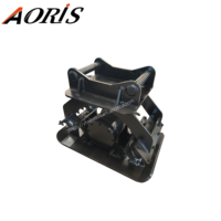 Moteur hydraulique à couple élevé S40/S45/S60, adaptateur de châssis, compacteur de plaques hydraulique pour excavatrices de 3 à 20 tonnes