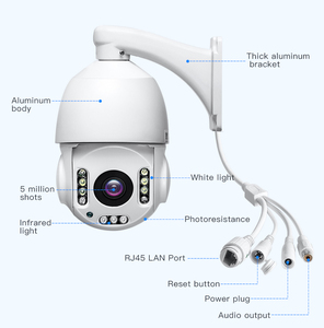 CamHi Pro 4.5 inç Metal ağ Wifi kamera 8MP 4K 415 415 PTZ kamera 30x 4.7-94mm motorlu Lens İnsan takip 2 yolları ses - Product Image 3