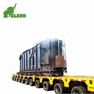 8 baris 16 as roda tugas berat Trailer Lowbed 250ton Transformer leher angsa Transporter Trailer Modular hidrolik untuk dijual