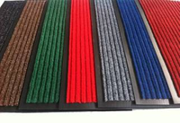 Tapis antidérapant rectangulaire imperméable fabriqué à la machine pour les supermarchés, les écoles, les bâtiments et les entrées principales
